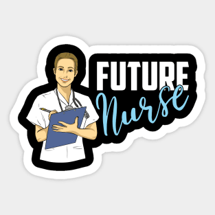 Future Nurse - Funny Nursing Student Gift Sticker